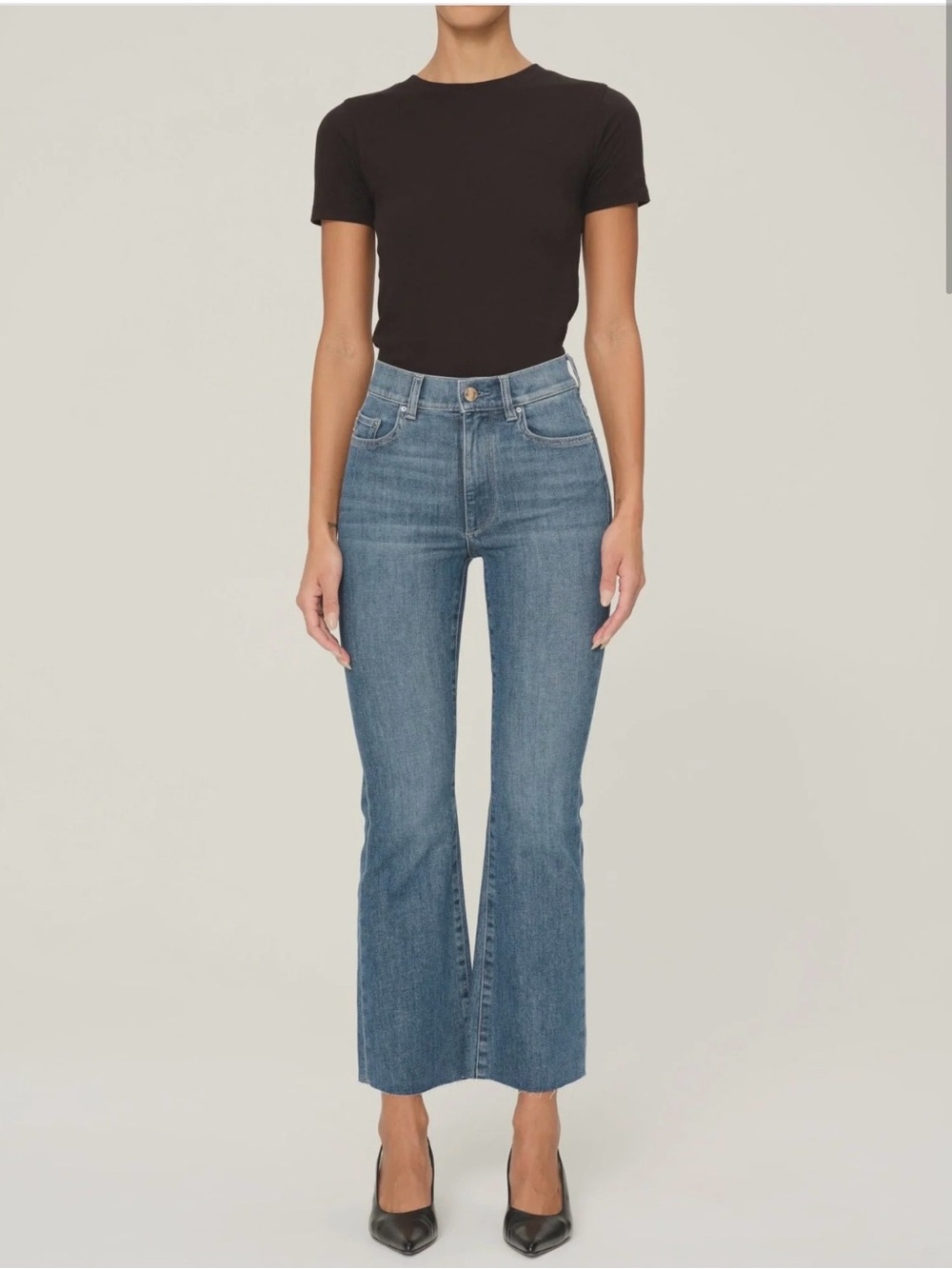 DL1961 Bridget Cropped Bootcut Jeans NWT Size 24